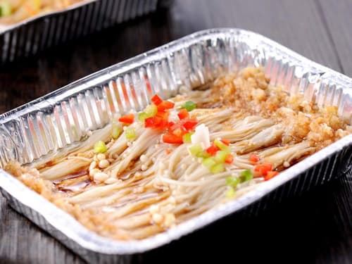 临潼锡纸烤金针菇